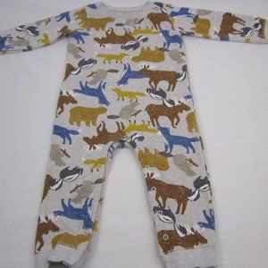 Fall Jumpsuit size 24 months Forest Animals